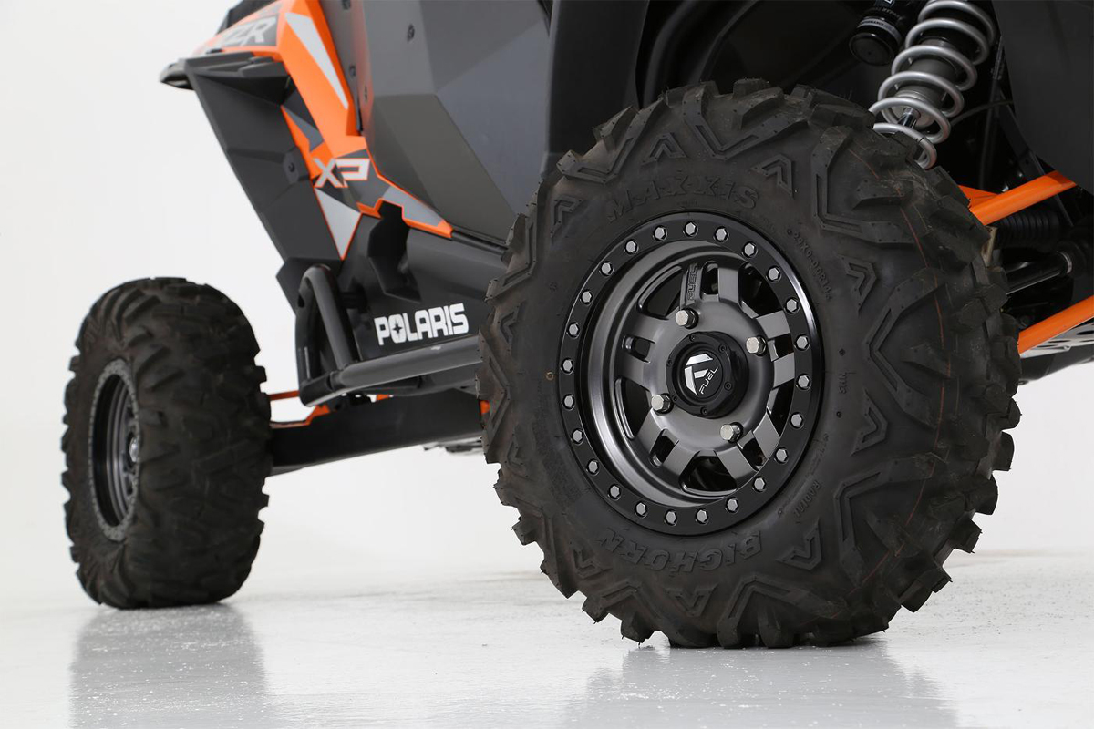 Go Crazy with the Polariz RZR 1000 Turbo with Fuel Wheels!