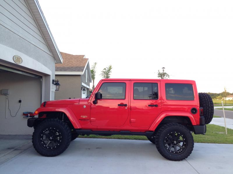 2013 Jeep Wrangler Sahara with XD Addict Wheels and Lift Kit