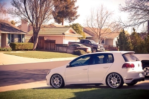 Volkswagen GTI with New BBS CK Wheels and Tires