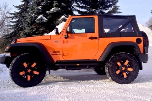 Jeep Wrangler JK Orange “Krush” with XD Rockstar II Wheels