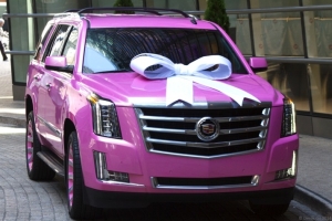 Teddy Bridgewater Pink Cadillac Escalade