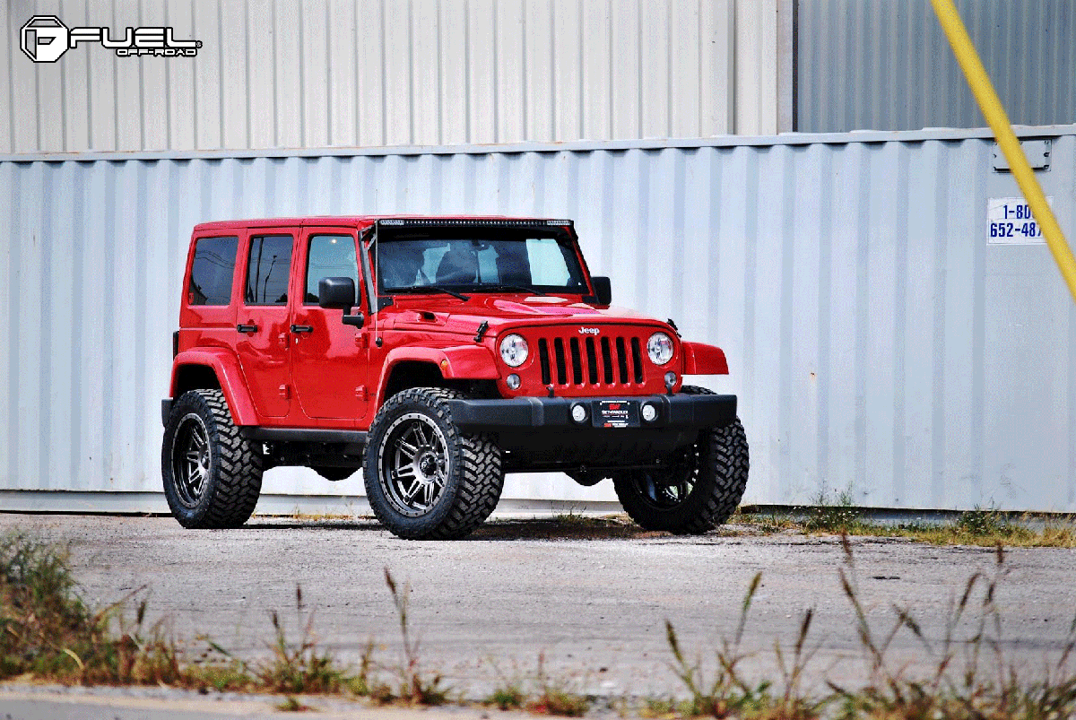 Jeep Wrangler Rubicon with Fuel Wheels