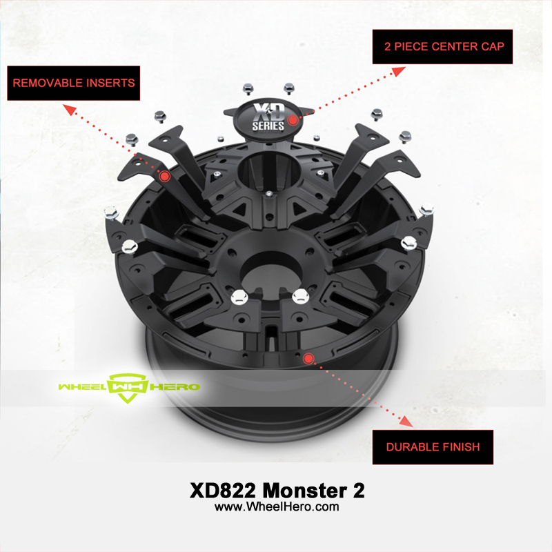 XD822 Monster 2 Wheels