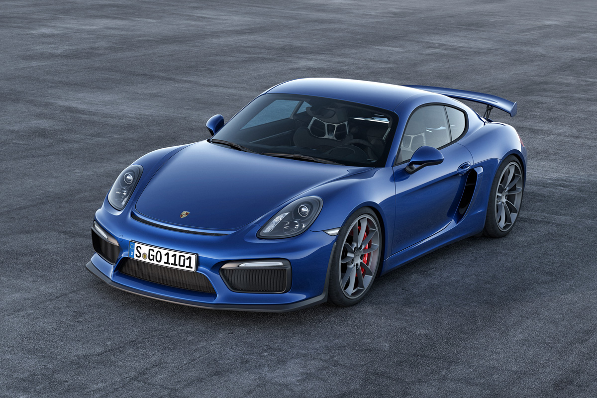 Porsche Cayman GT4 Black Rims