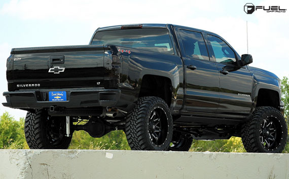 Lifted Silverado Fuel Wheels