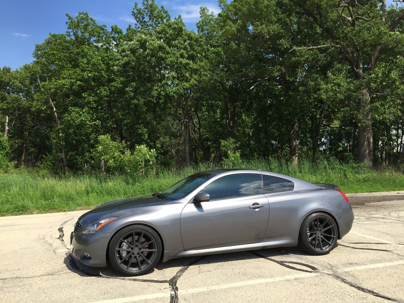 This Infiniti G37X Coupe with TSW Wheels is Just Right