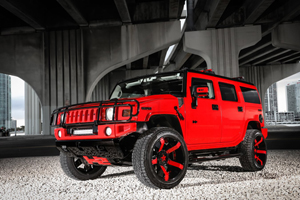 Hummer H2 XD Rockstar Wheels