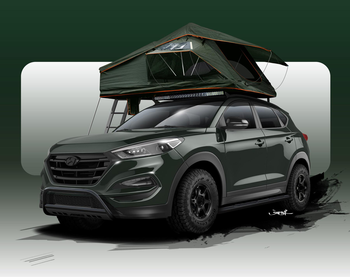 Hyundai Tuscon Adventuremobile Off Road Wheels and Tires