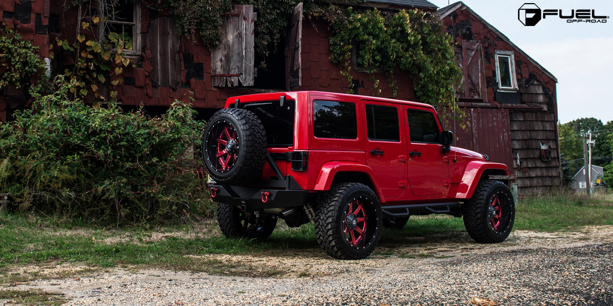 Time to get Mean with this Jeep Wrangler and Fuel Wheels!