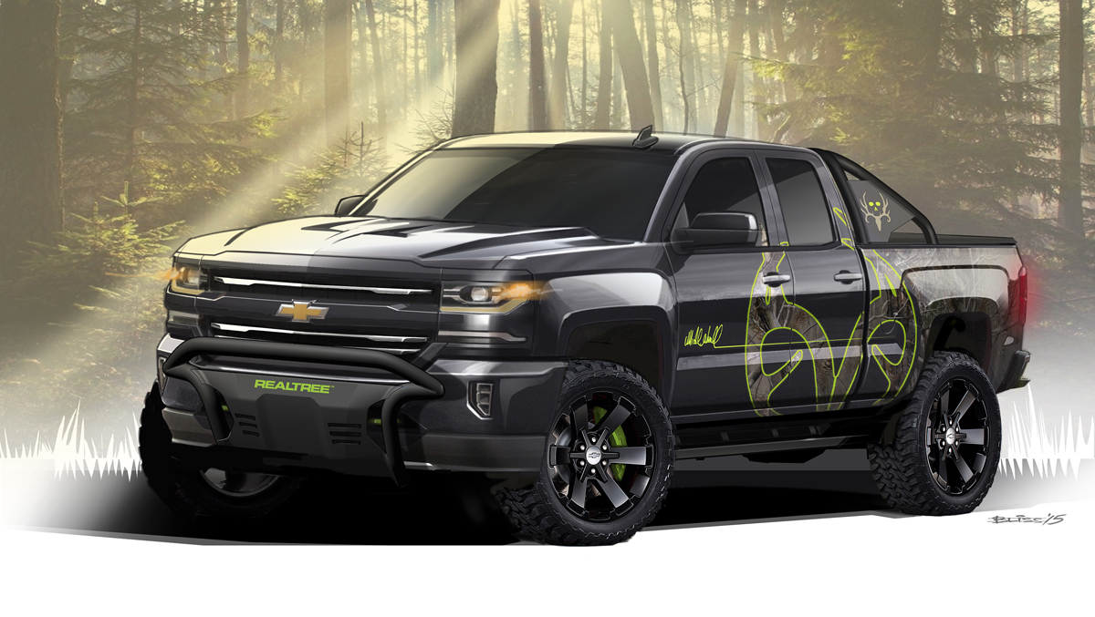 Chevrolet Bone Collector Silverado with Custom Wheel