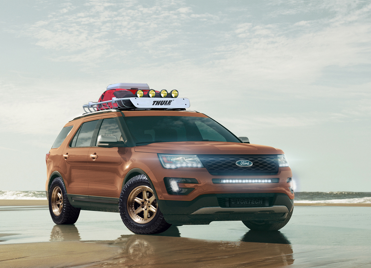 This Ford Explorer With Custom Wheels Is An All Star