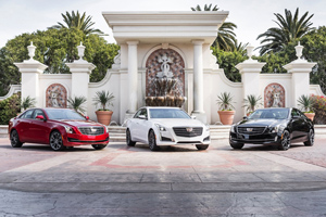 Black Chrome Cadillac CTS and ATS with Chrome Wheels