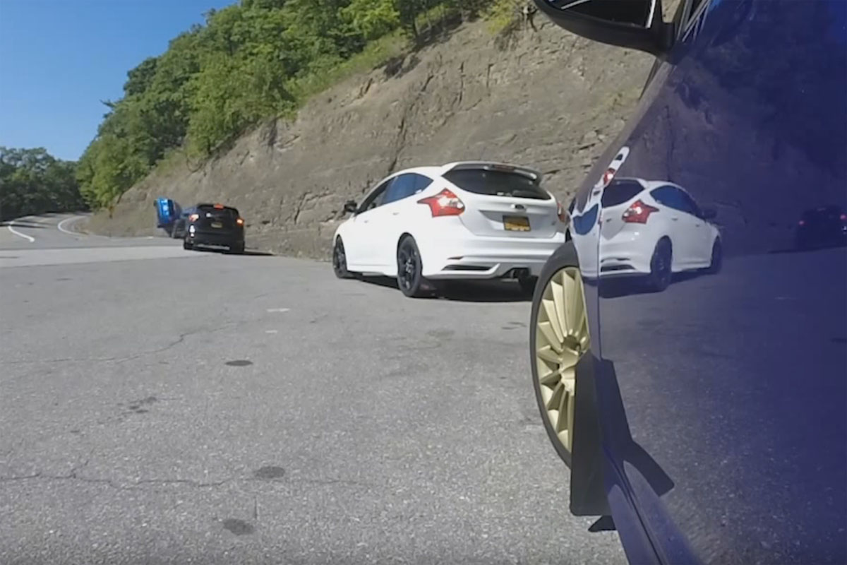 Ford Focus RS Drift Crash