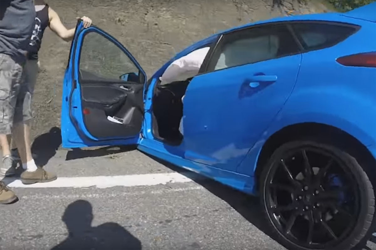 Ford Focus RS Drift Crash