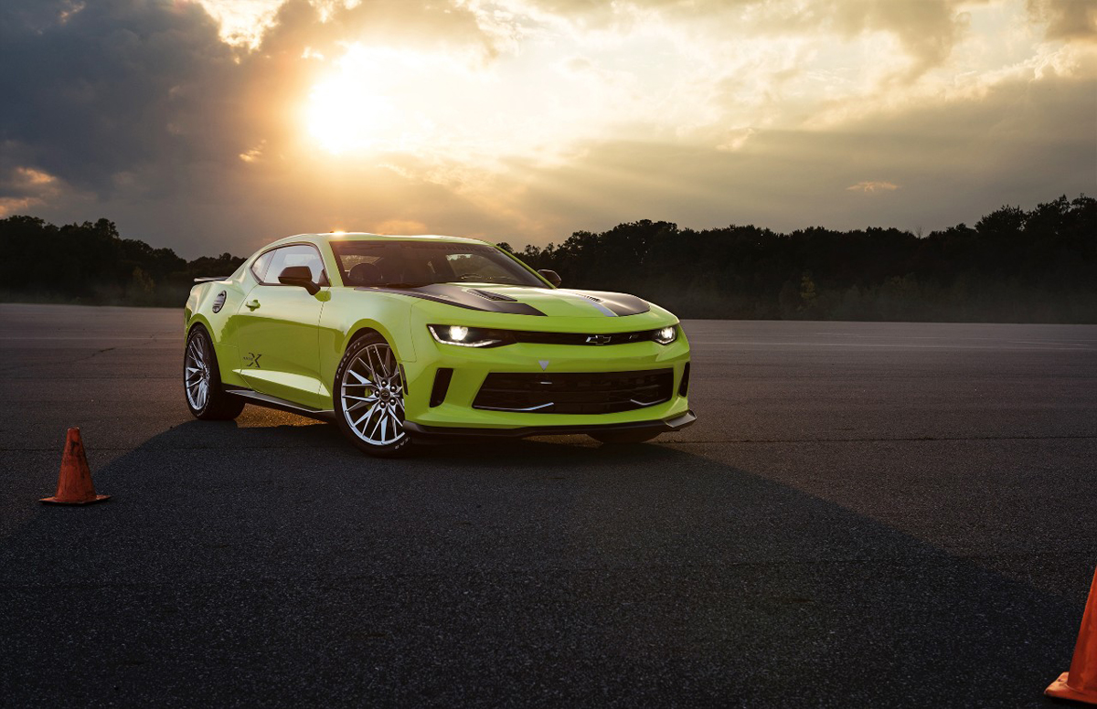 Camaro Turbo AutoX Concept Chrome Wheels