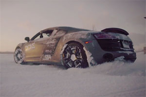 DDE Snow on Track with Rims and Tires