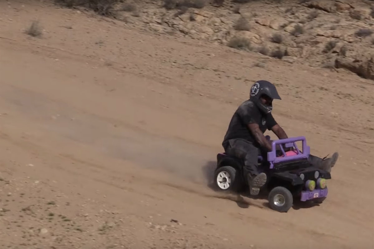 King of the Barbie Jeep