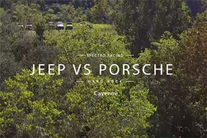 Jeep vs Porsche off road course