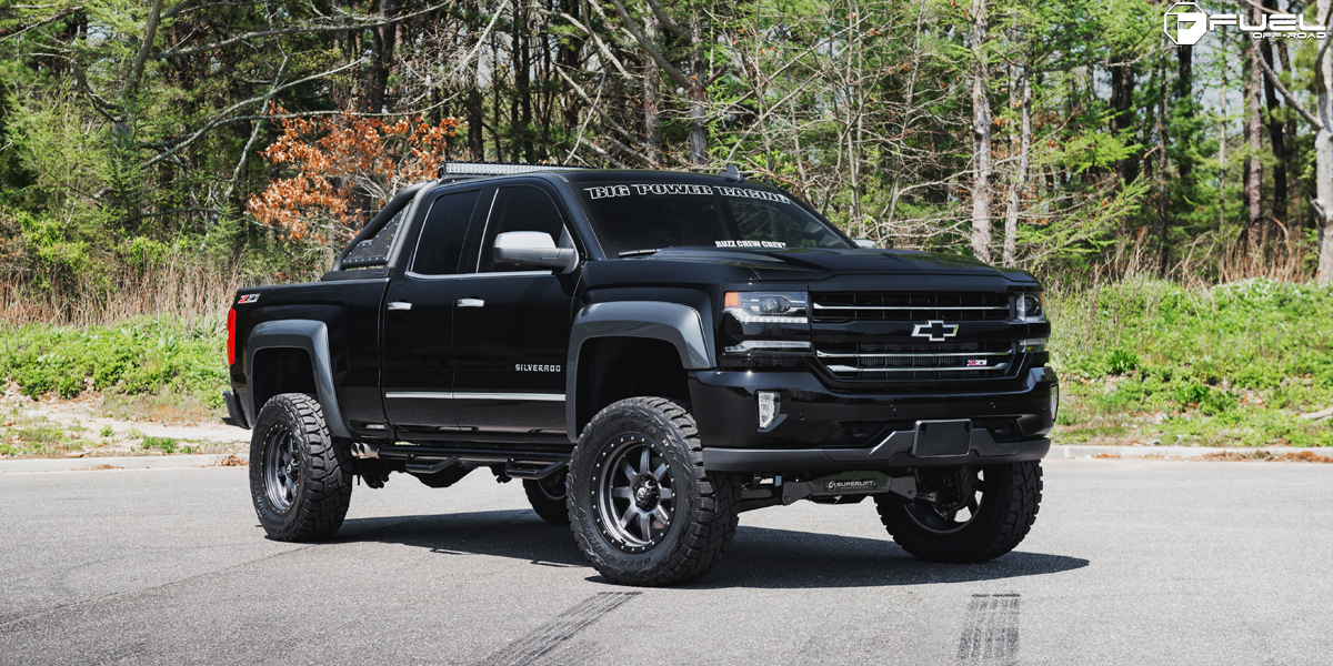 Show off your Toughness with this Silverado on Fuel Wheels! Show off your Toughness with this Silverado on Fuel Wheels!