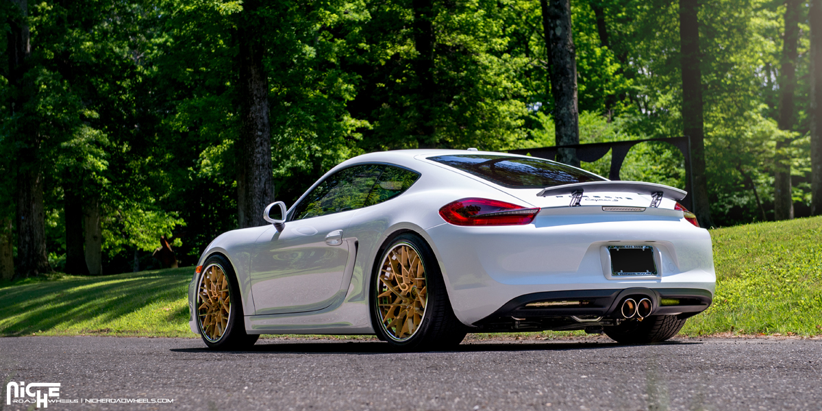 Porsche Cayman Niche Rezi wheels