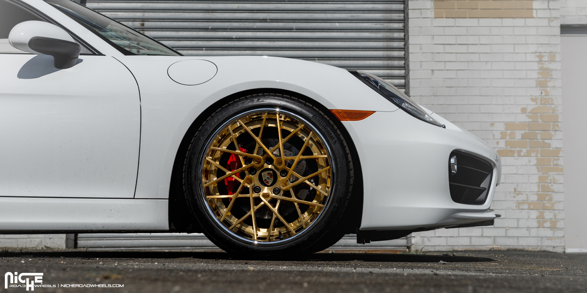 Porsche Cayman Niche Rezi wheels