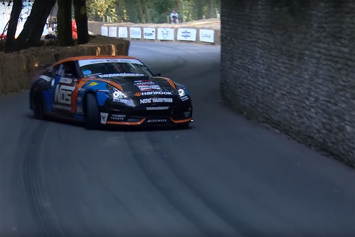 Chris Forsberg Nissan 370Z Custom Wheels Goodwood Drift