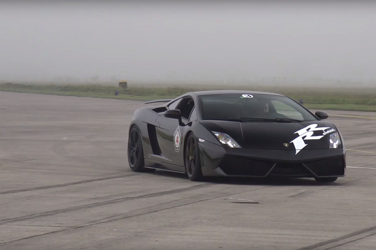 Lamborghini Gallardo Drifts Custom Wheels