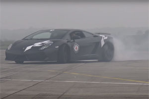 Lamborghini Gallardo Drifts Custom Wheels