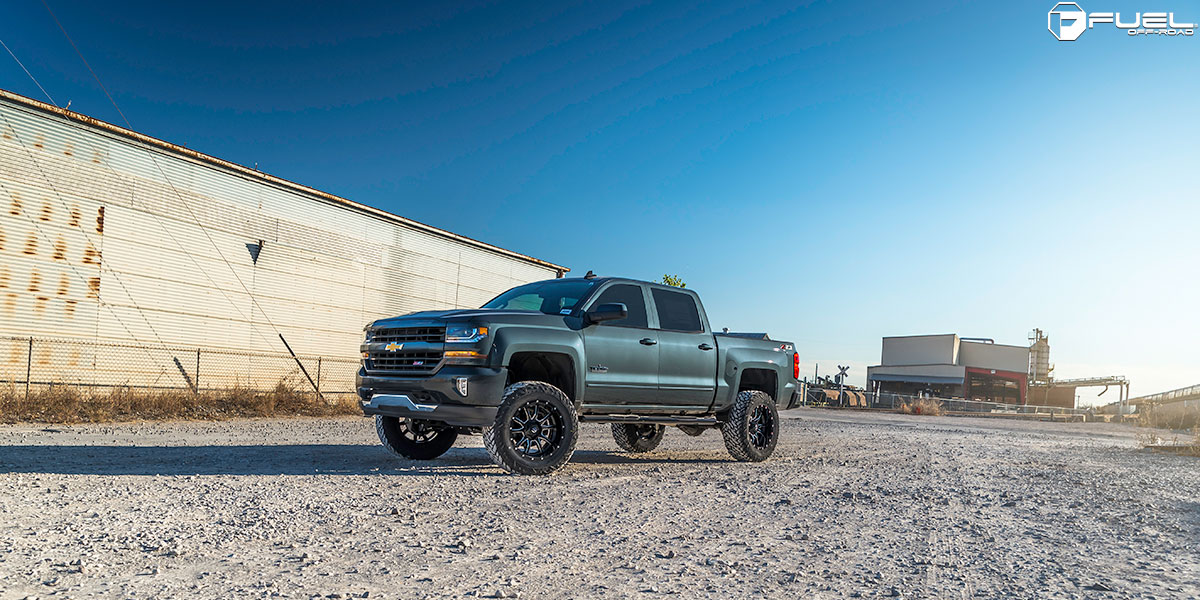 Chevrolet Silverado with Fuel Vandal - D627 Wheels