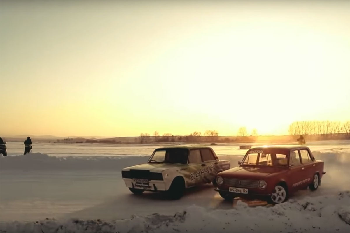 Lada drifting