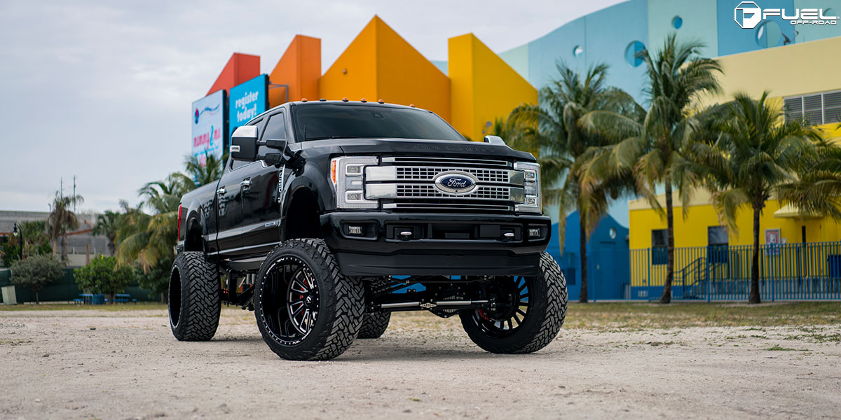 Ford F-250 Super Duty with Fuel FF16 Rims