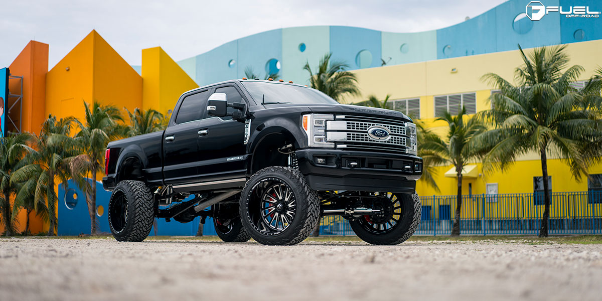 Ford F-250 Super Duty with Fuel FF16 Rims