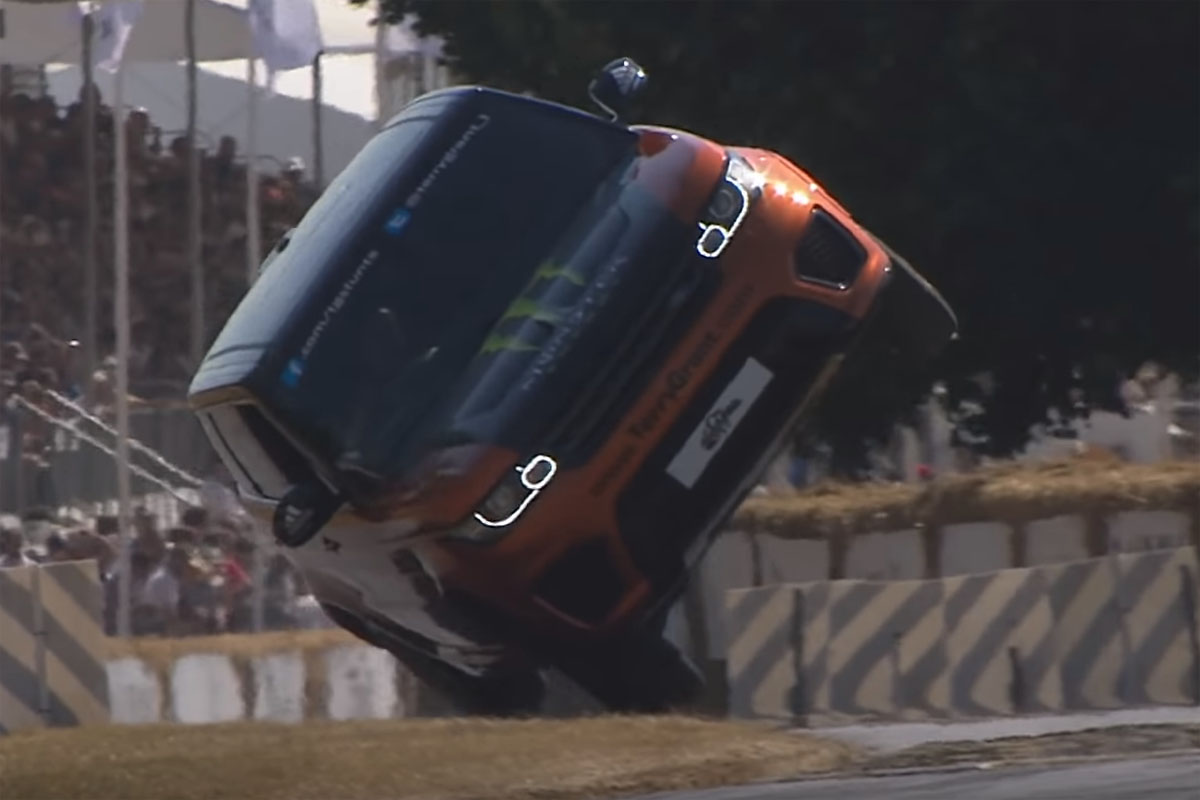 Terry Grant Range Rover Sport SVR World Record