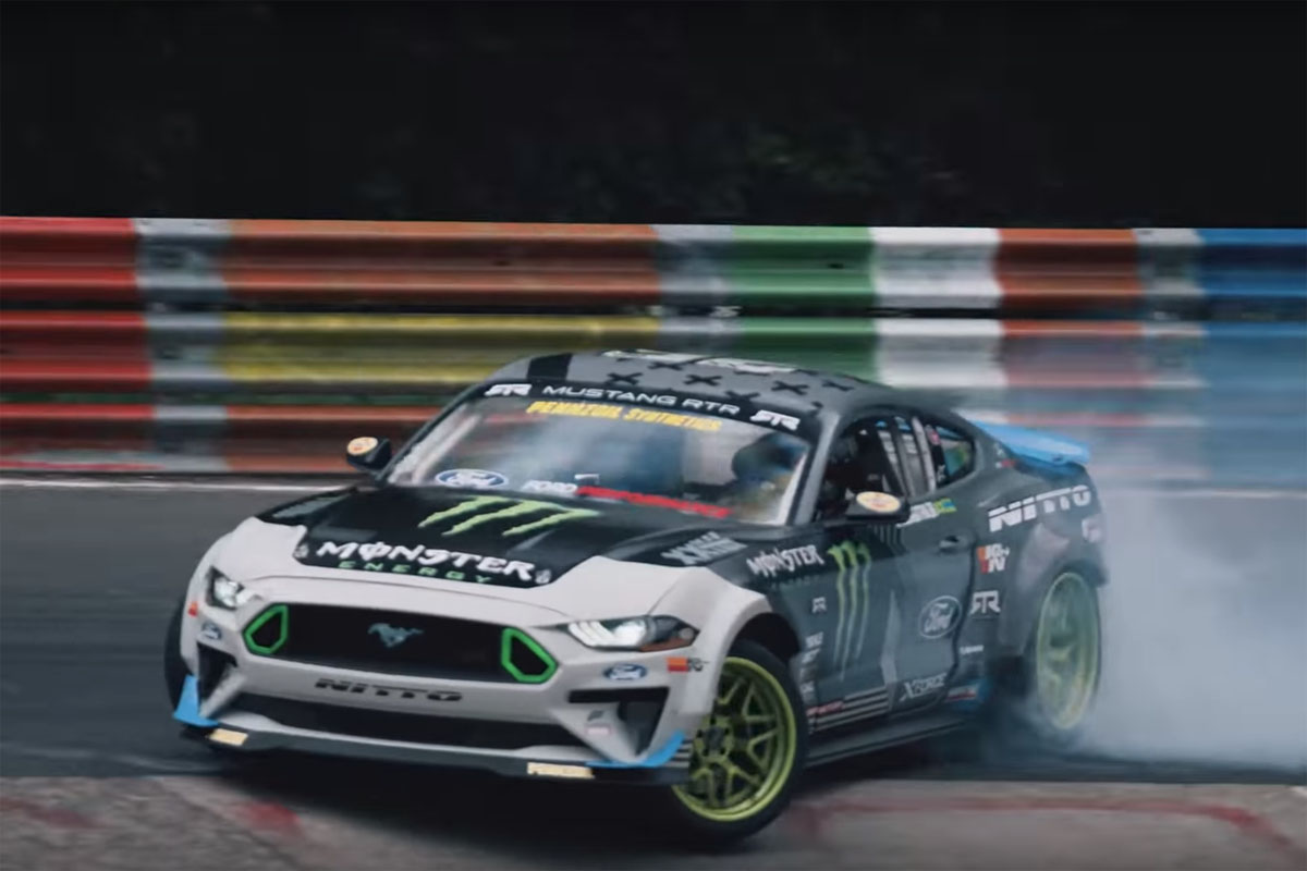 Vaughn Gittin Jr. Drifts Nürburgring Nordschleife