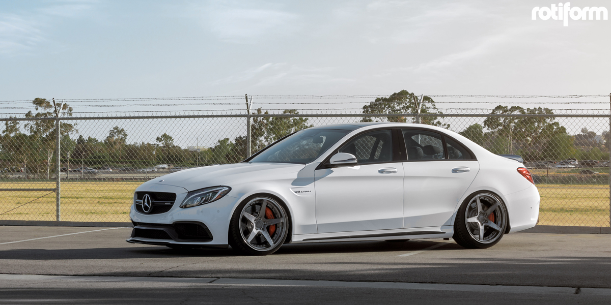 Mercedes-AMG C63 S with Rotiform WGR Wheels