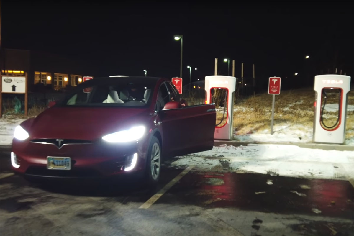 Tesla Model X Towing Truck