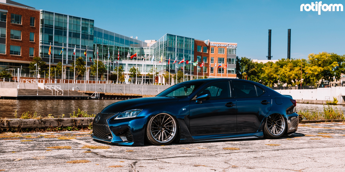 Lexus IS F Rotiform DVO Wheels