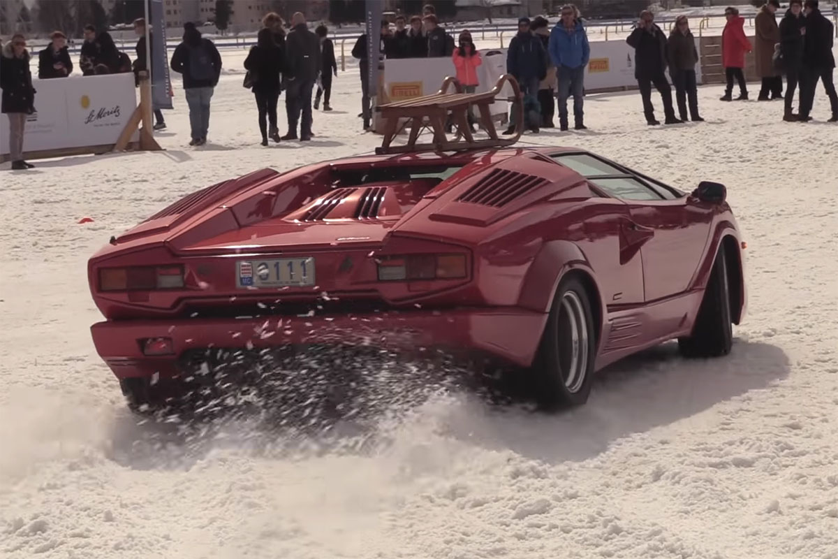 Vintage Super Car Wheels on Ice is the Best!