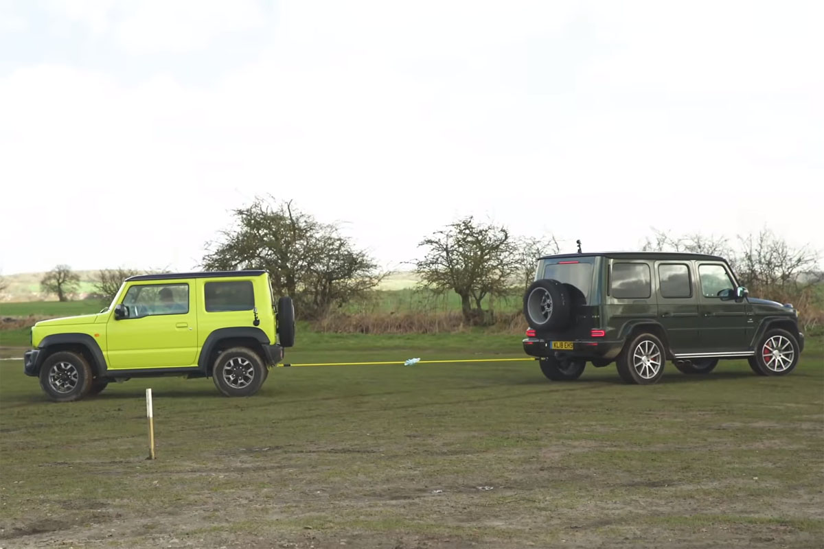 Suzuki Jimny vs Mercedes-AMG G63