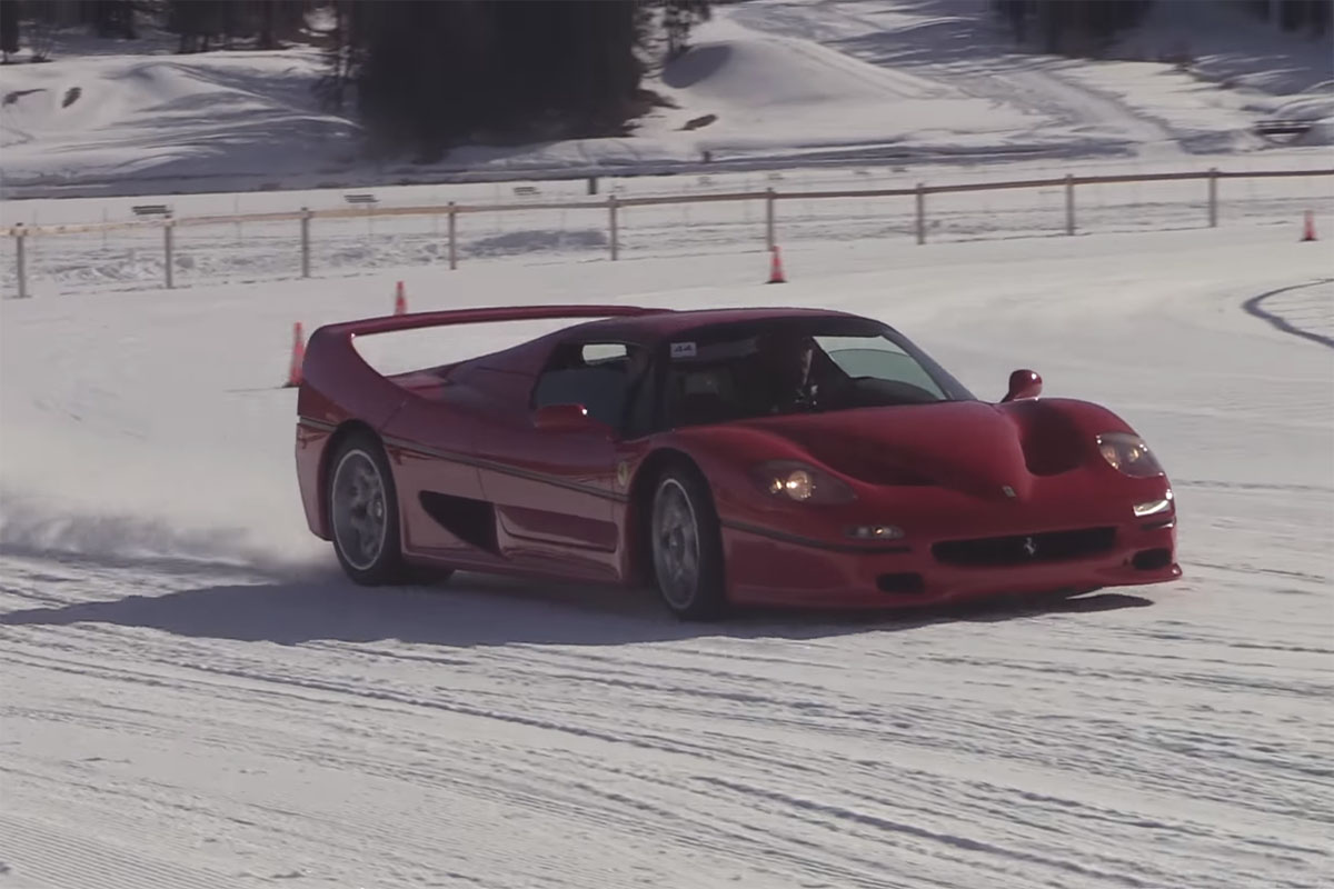 Vintage Super Car Wheels on Ice is the Best!