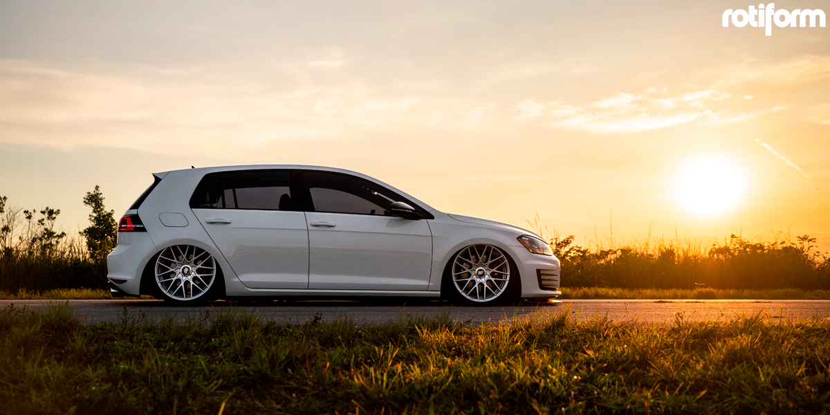 Volkswagen GTI with Rotiform RSE Wheels