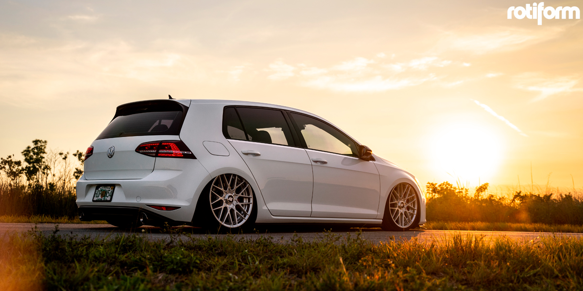 Volkswagen GTI with Rotiform RSE Wheels