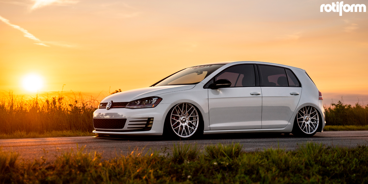 Volkswagen GTI with Rotiform RSE Wheels