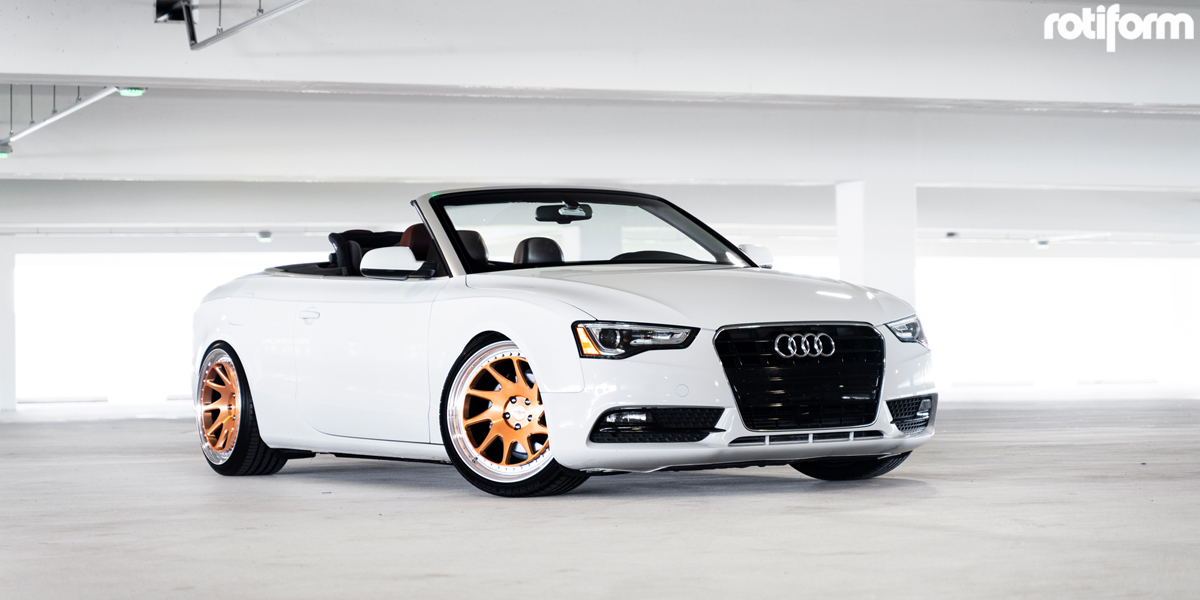 Audi A5 Cabriolet Rotiform OZT Wheels 