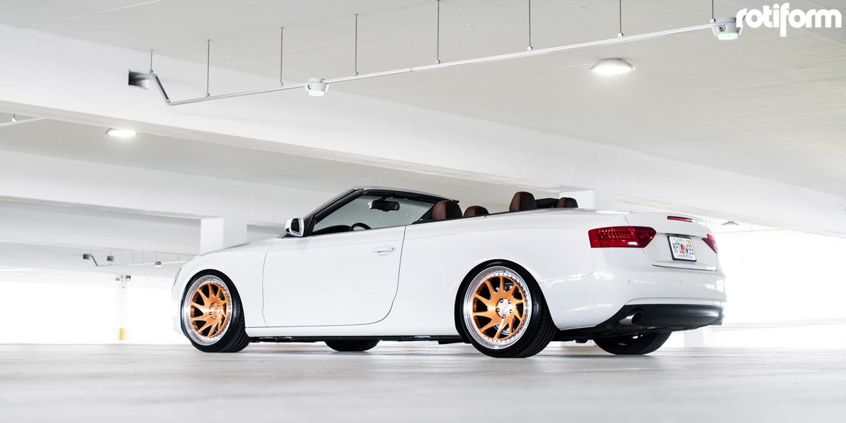 Audi A5 Cabriolet Rotiform OZT Wheels 