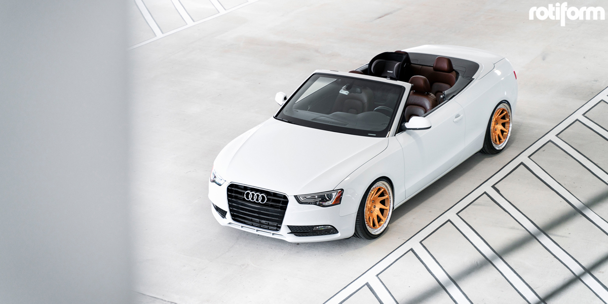 Audi A5 Cabriolet Rotiform OZT Wheels 