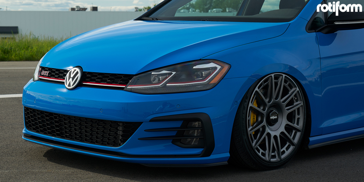 Volkswagen GTI with Rotiform OZR wheels