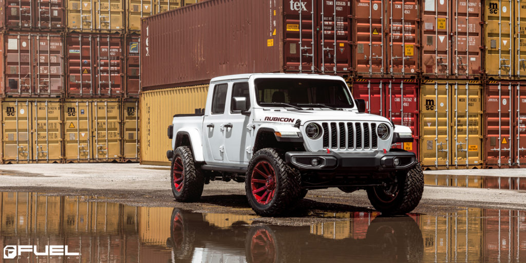 Time to fight with this Jeep Gladiator on Fuel Wheels!
