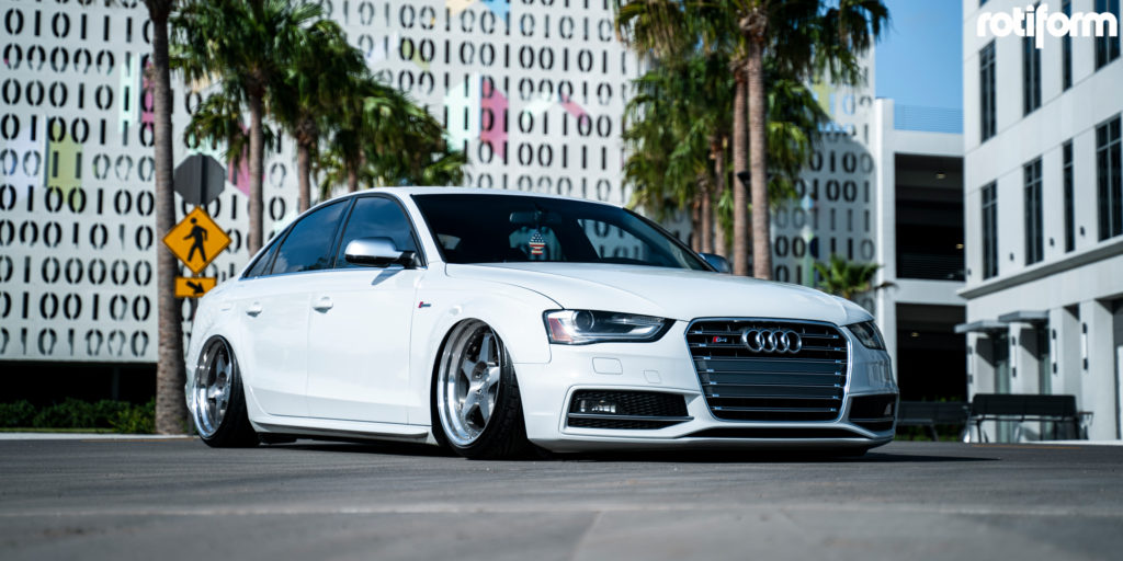 Audi S4 with Rotiform ROC rims