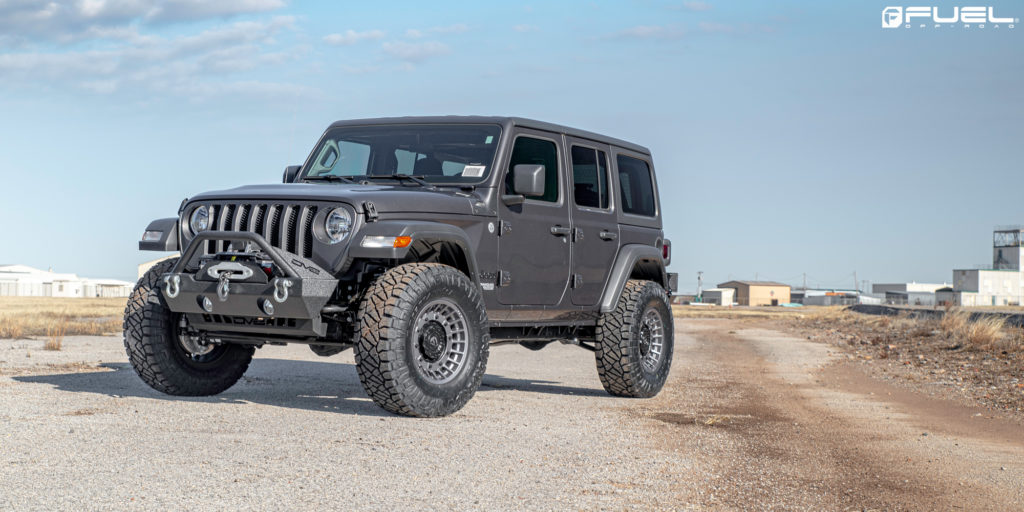 Jeep Wrangler with Fuel Militia - D726 Rims